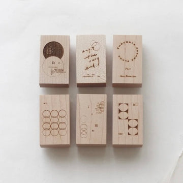 Nyret - Endless series rubber stamp set --- II (set of 6 )