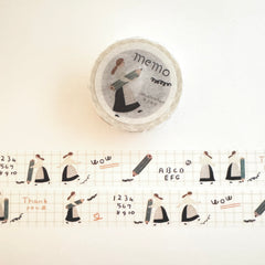 Necktie Washi Tape - Memo