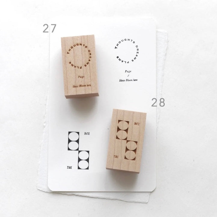 Nyret - Endless series rubber stamp set --- II (set of 6 )