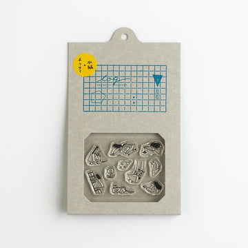 Mizushima x necktie JIZAI Clear Stamp - Planner Cheer Squad – Girl”