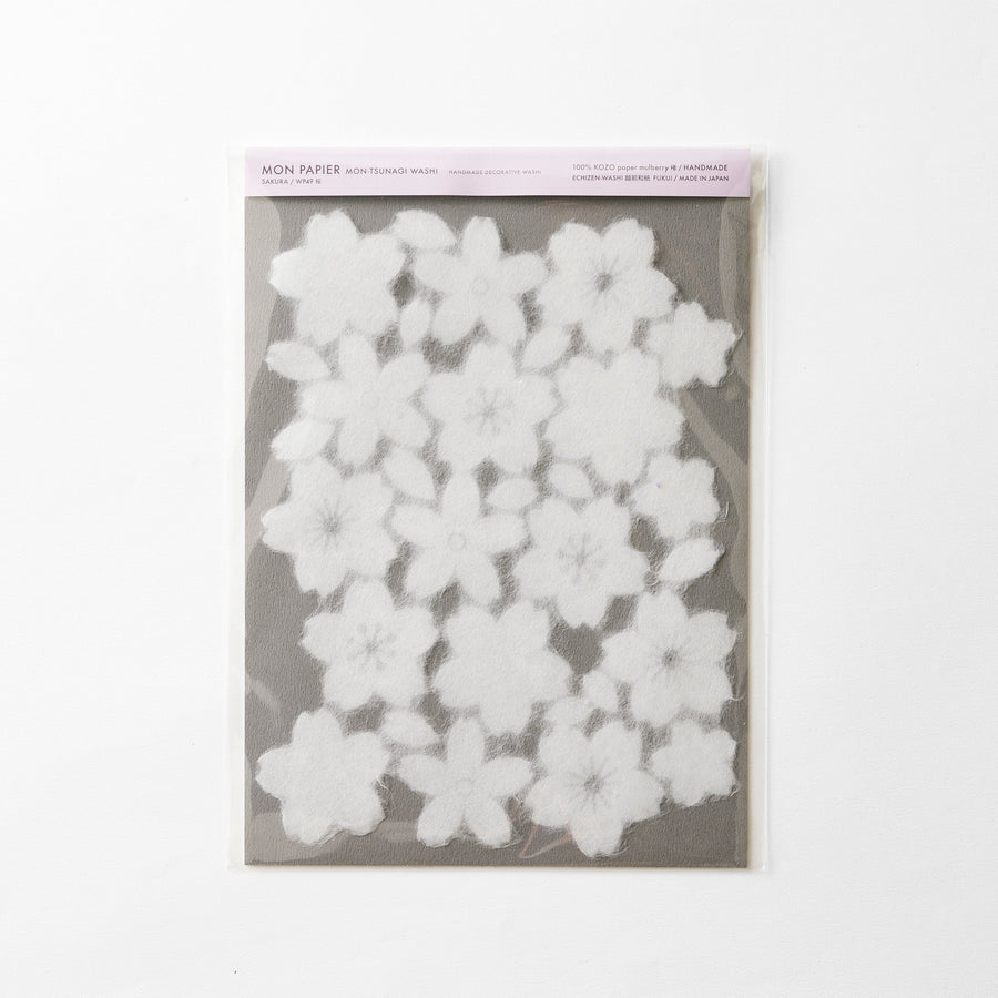 WACCA MON PAPIER A4 Sheets - Sakura Patterned Washi Paper