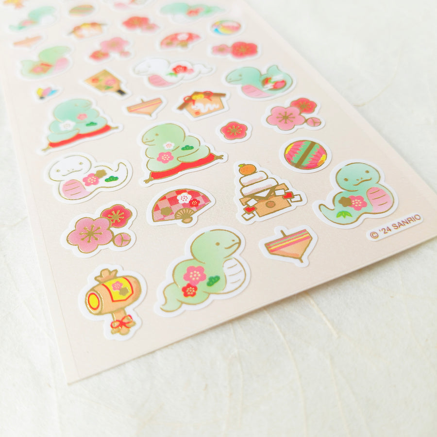 Sanrio Greetings New Year Foil Sticker