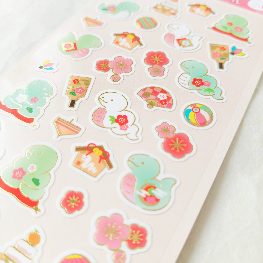 Sanrio Greetings New Year Foil Sticker