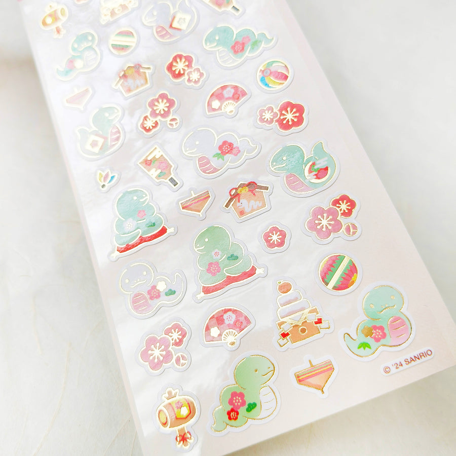 Sanrio Greetings New Year Foil Sticker