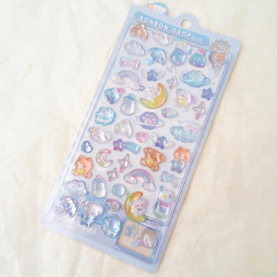 3D BONBON DROP Seal Deco Sticker