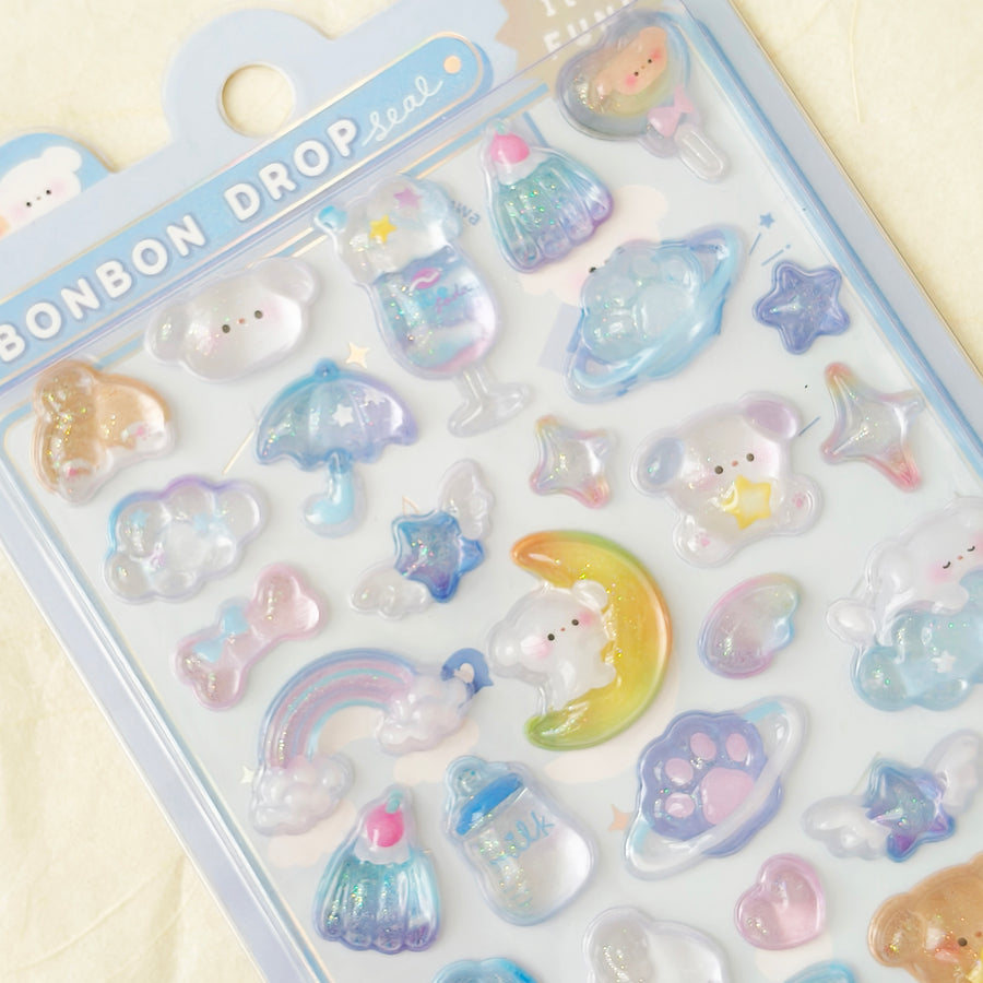 3D BONBON DROP Seal Deco Sticker