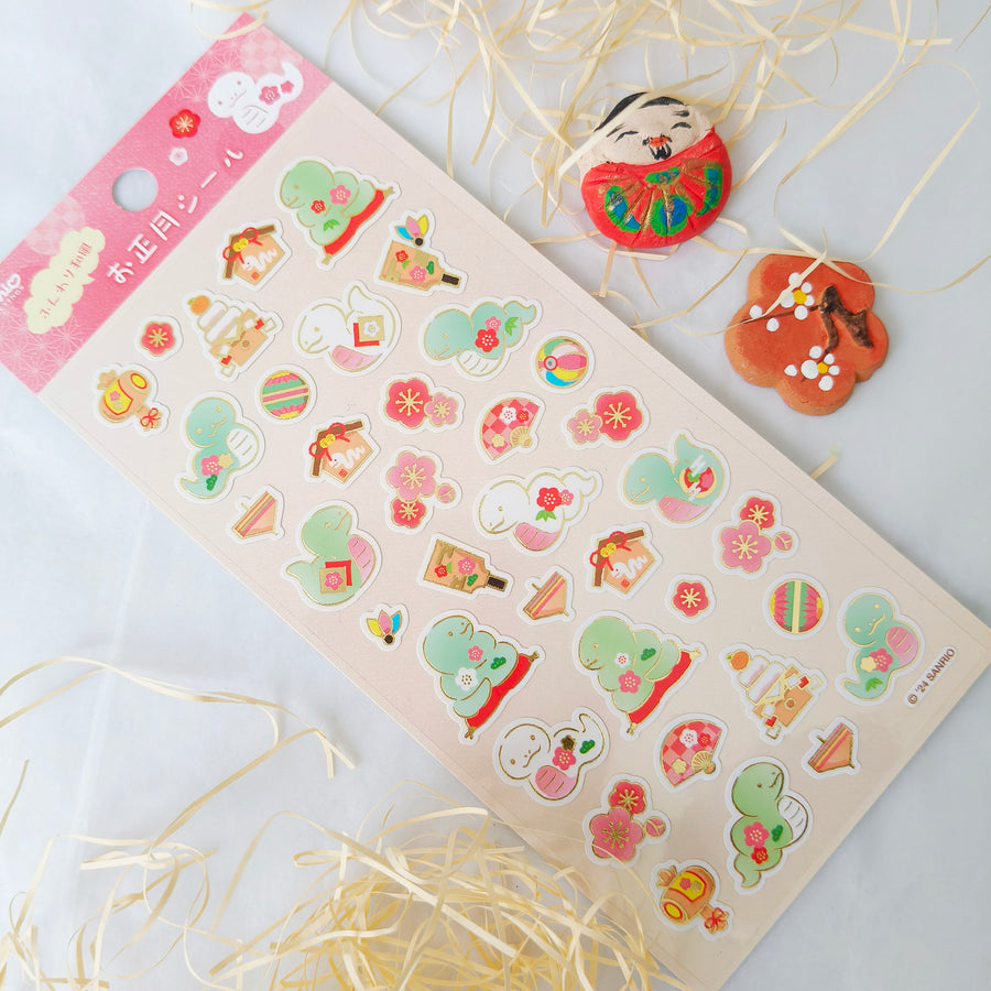 Sanrio Greetings New Year Foil Sticker