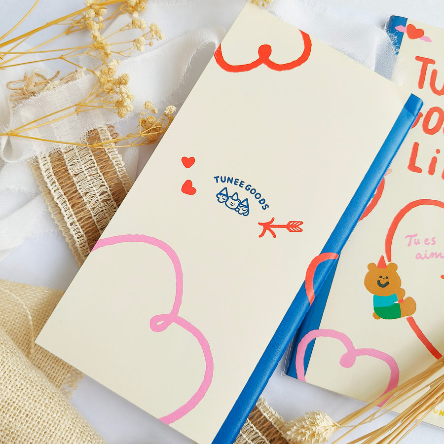 Square studio Tunee Goods - Life in The Moment Notebook