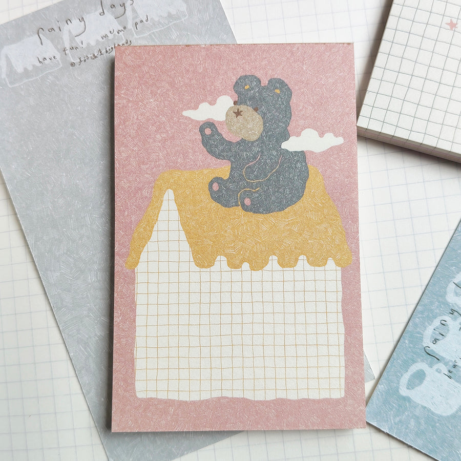 Bighands memo pad - Rainy Days