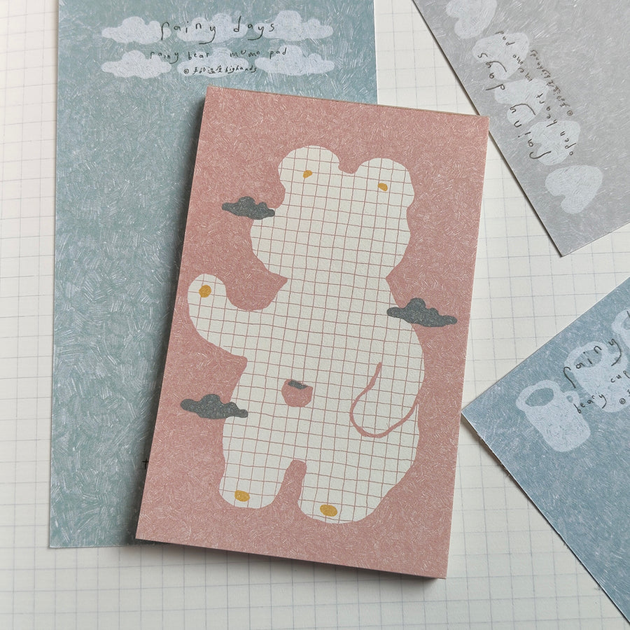 Bighands memo pad - Rainy Days