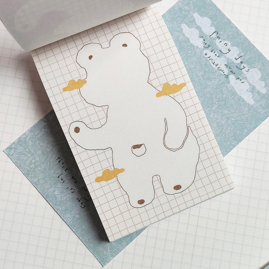 Bighands memo pad - Rainy Days