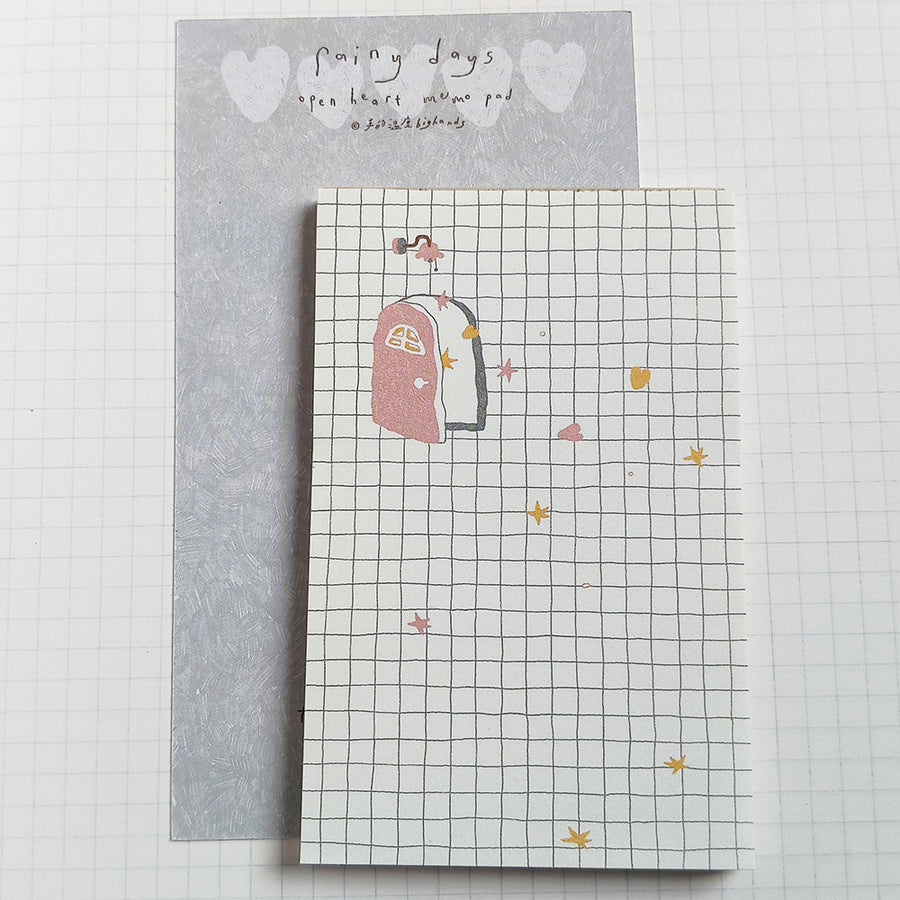 Bighands memo pad - Rainy Days
