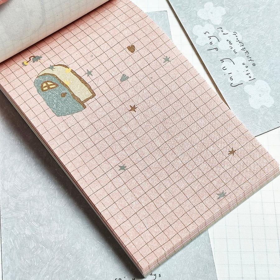 Bighands memo pad - Rainy Days