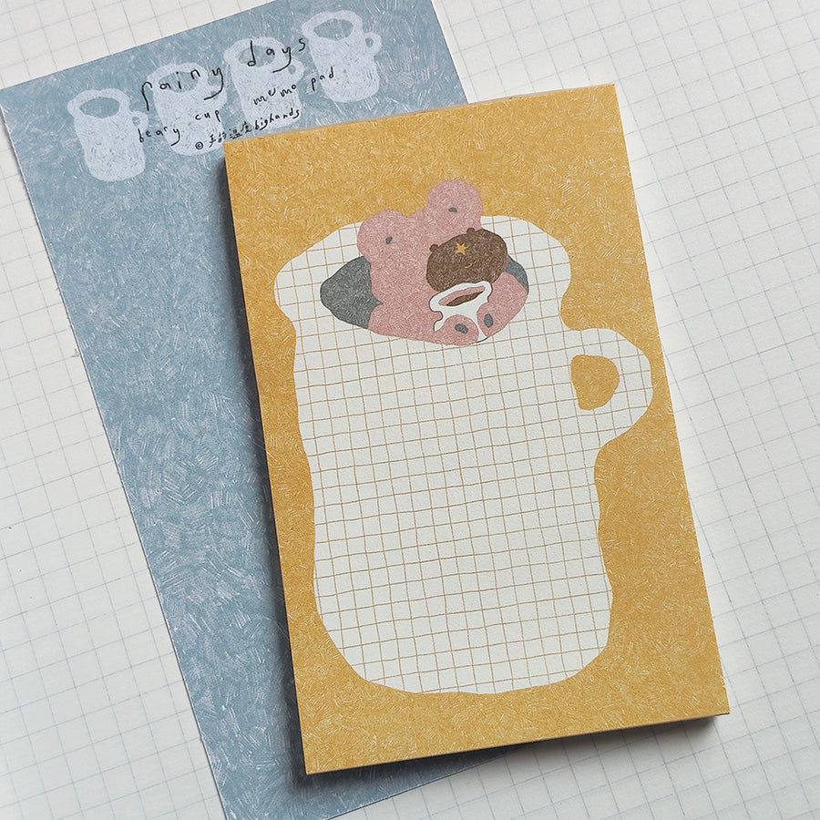 Bighands memo pad - Rainy Days