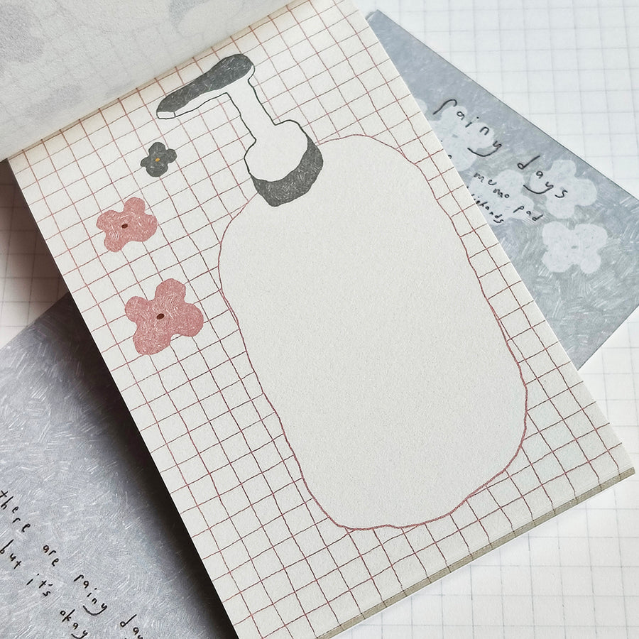 Bighands memo pad - Rainy Days