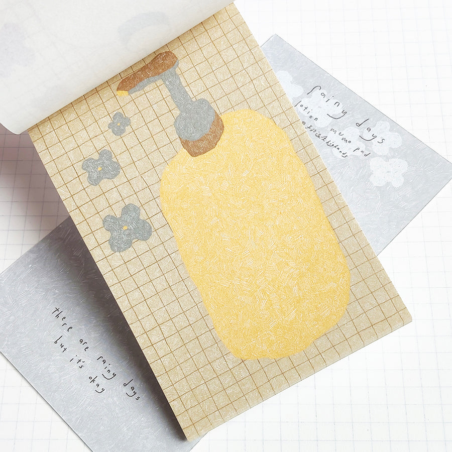 Bighands memo pad - Rainy Days