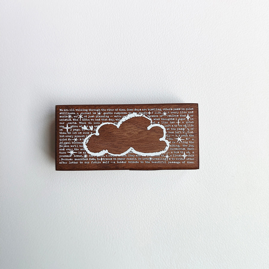 Journal pages rubber stamps - whispered layer