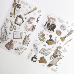 Stationerylovermarket x Misshoegg print on sticker - MissPaperie