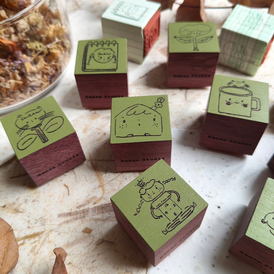 Hanen studio daily life series rubber stamps