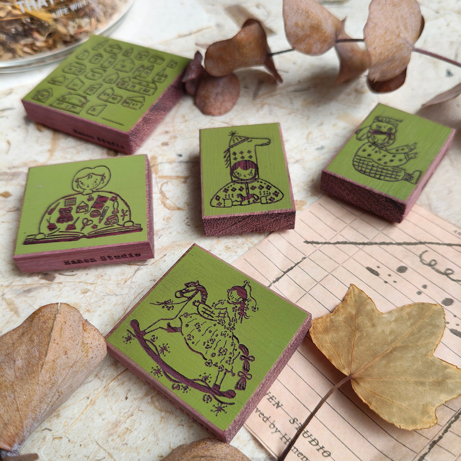 Hanen studio daily life series rubber stamps