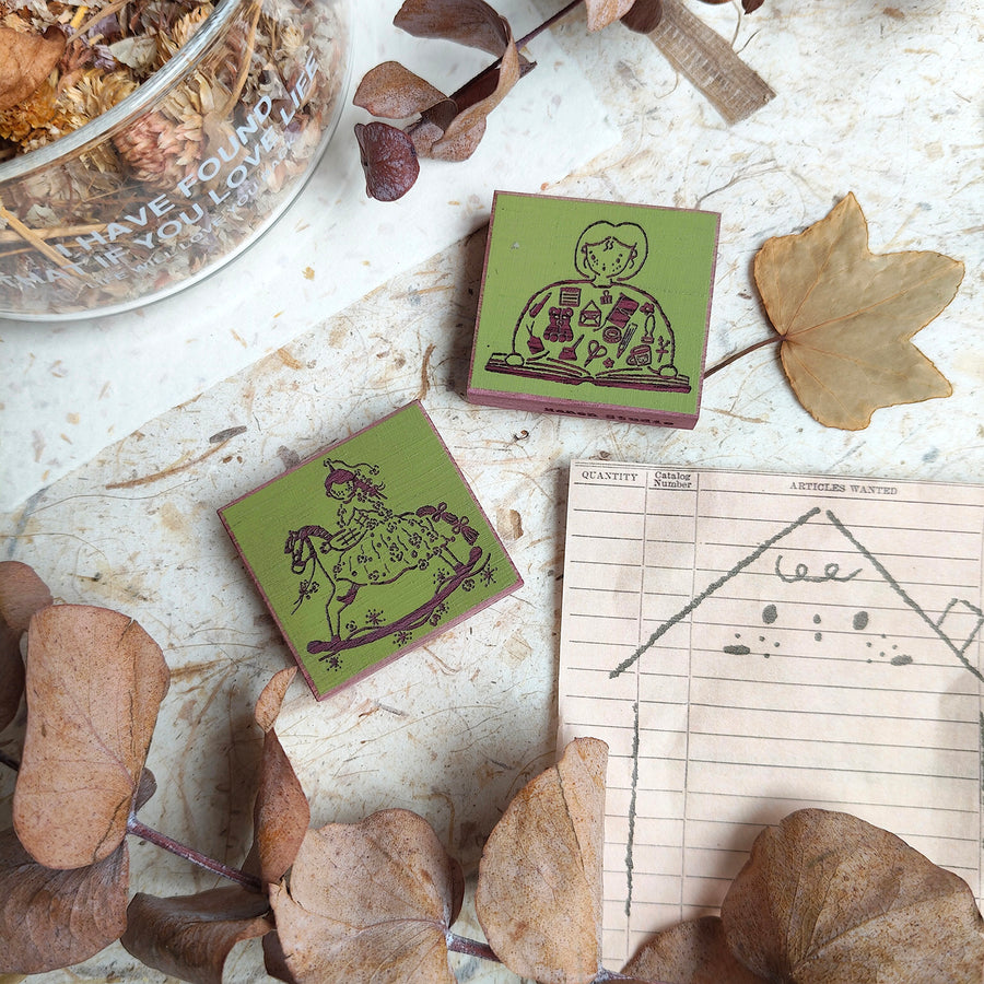 Hanen studio daily life series rubber stamps