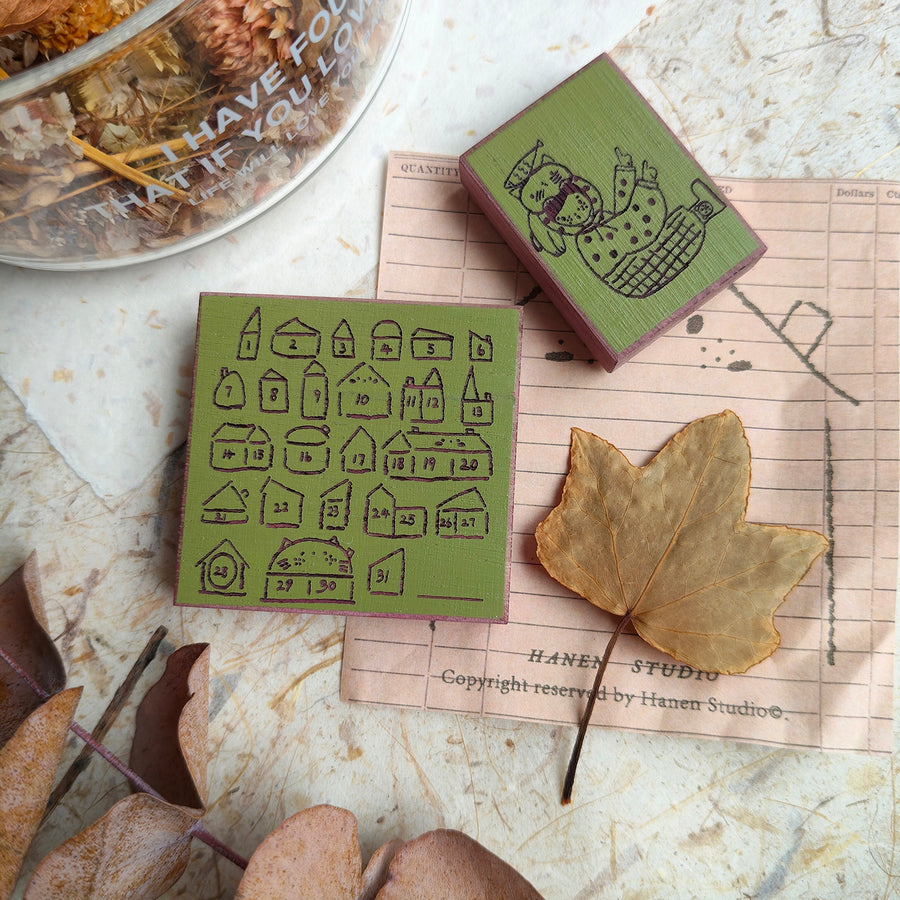 Hanen studio Daily Moments – Horse Edition series rubber stamps