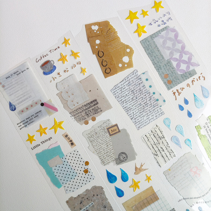 Asteroid B-610 star & tears 星與淚 Glossy Pet Tape