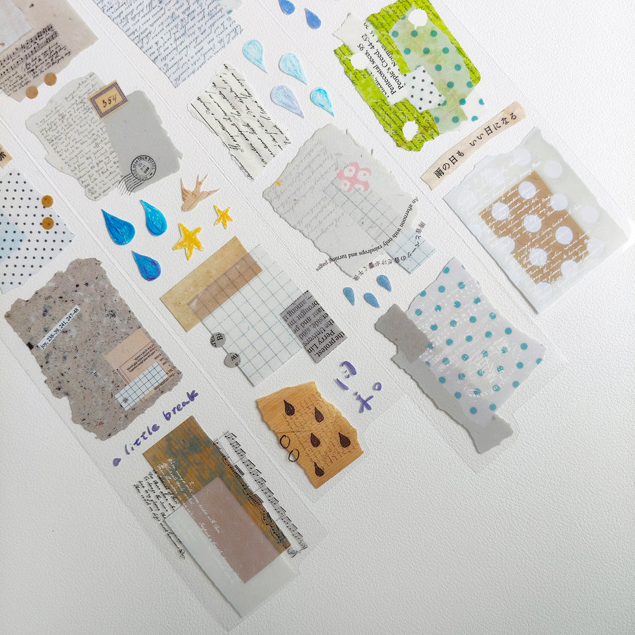 Asteroid B-610 star & tears 星與淚 Glossy Pet Tape