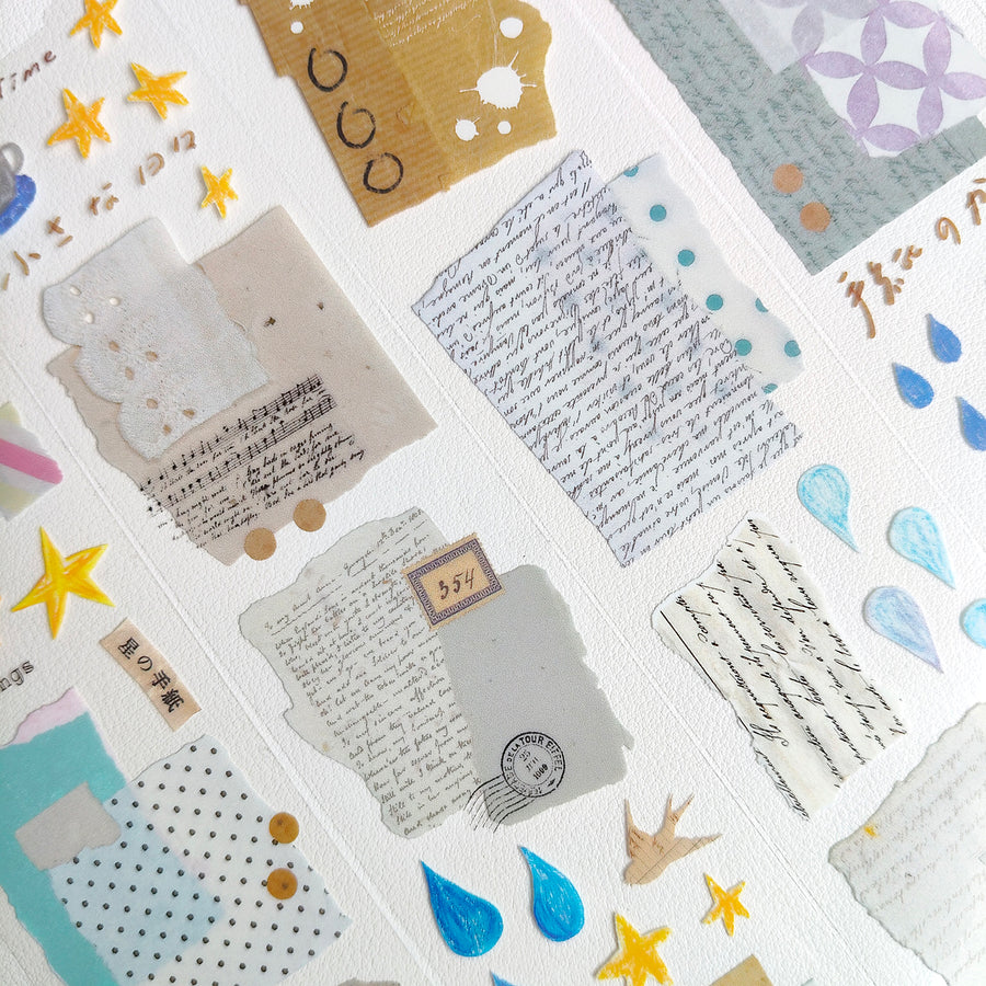 Asteroid B-610 star & tears 星與淚 Glossy Pet Tape