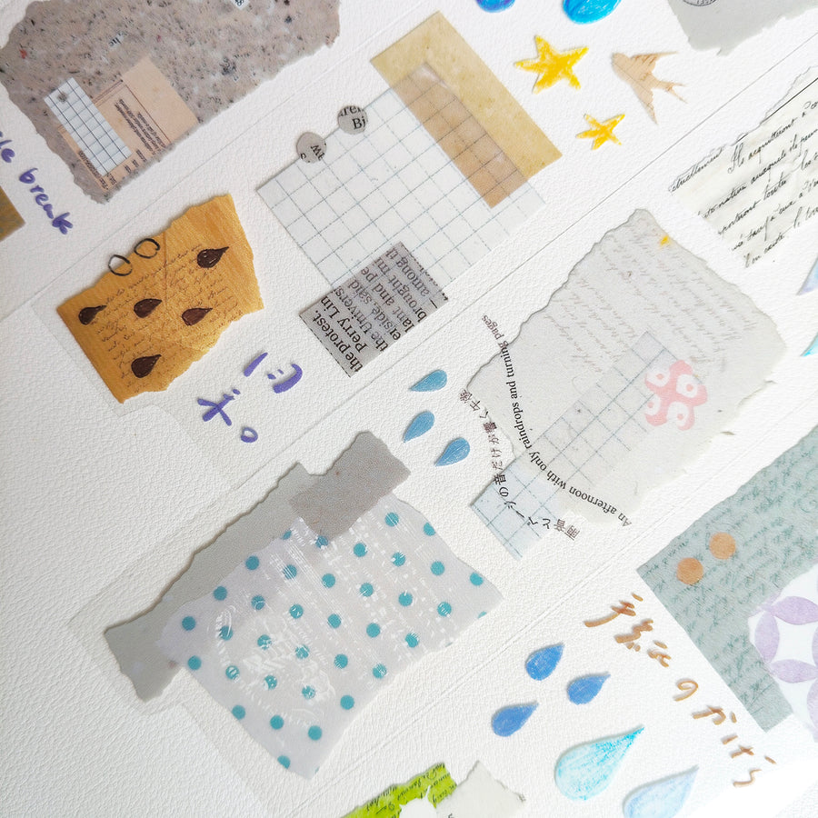 Asteroid B-610 star & tears 星與淚 Glossy Pet Tape