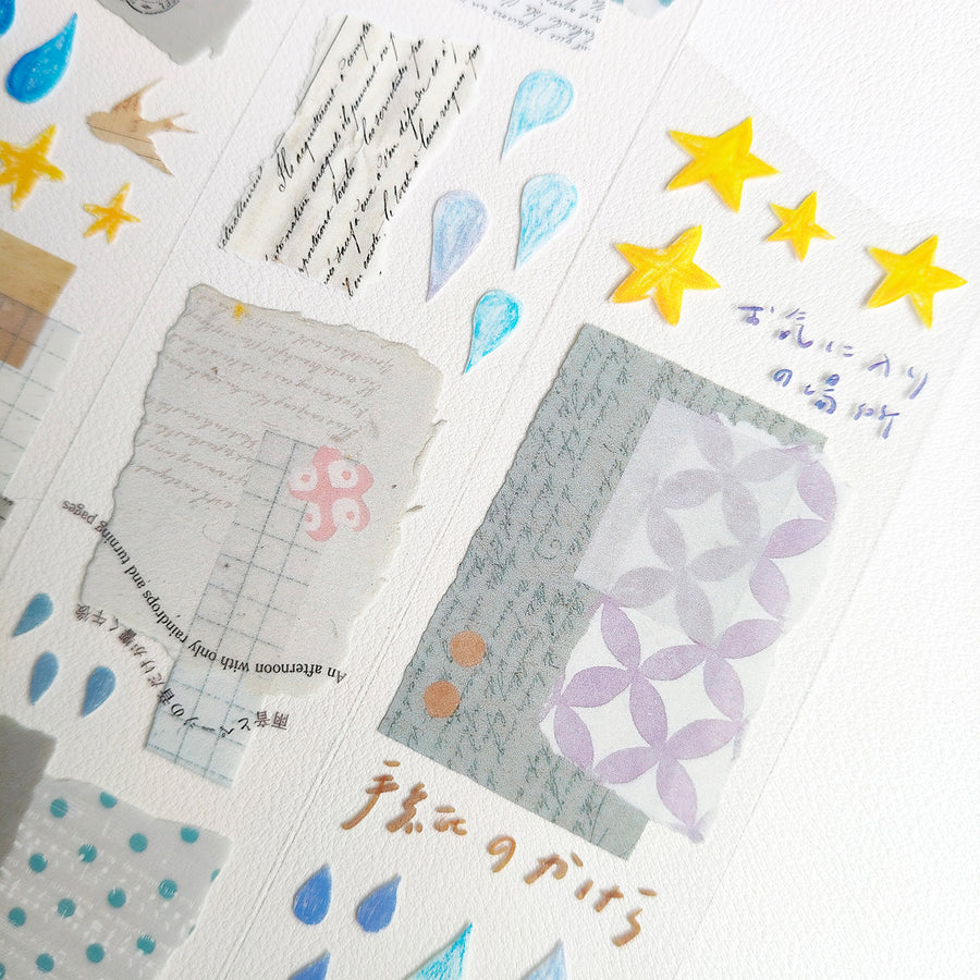 Asteroid B-610 star & tears 星與淚 Glossy Pet Tape