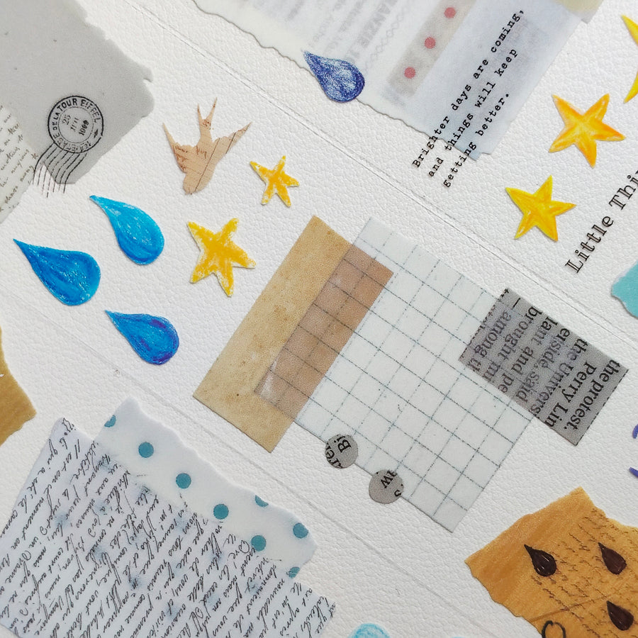 Asteroid B-610 star & tears 星與淚 Glossy Pet Tape