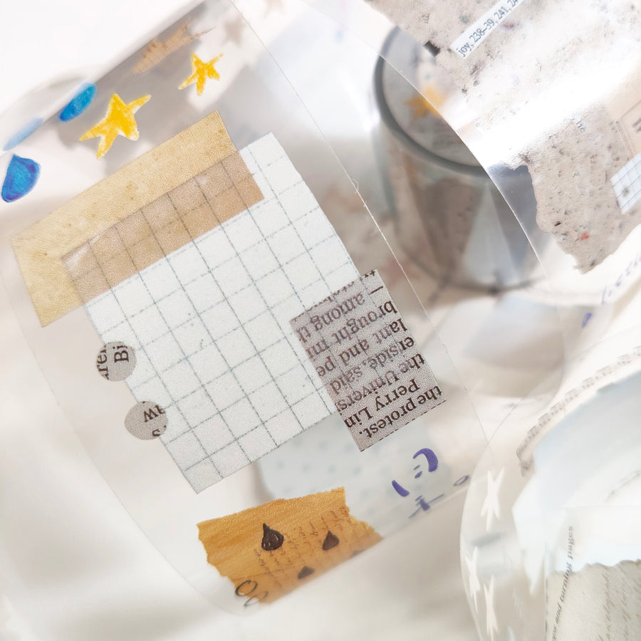 Asteroid B-610 star & tears 星與淚 Glossy Pet Tape