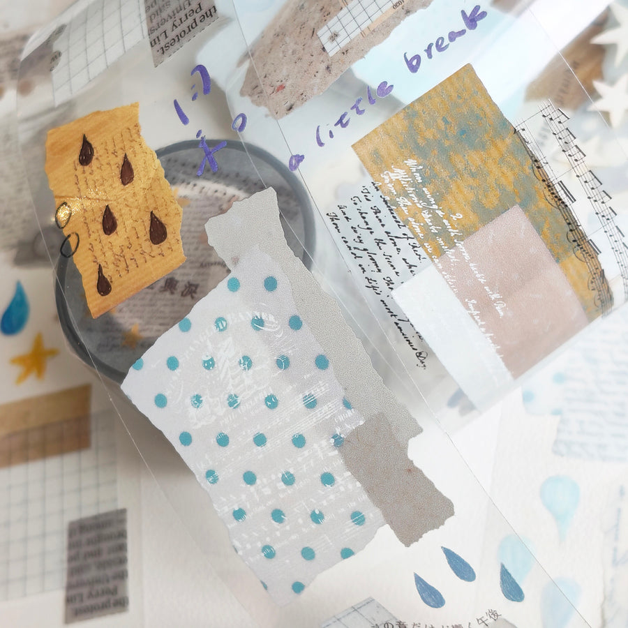 Asteroid B-610 star & tears 星與淚 Glossy Pet Tape