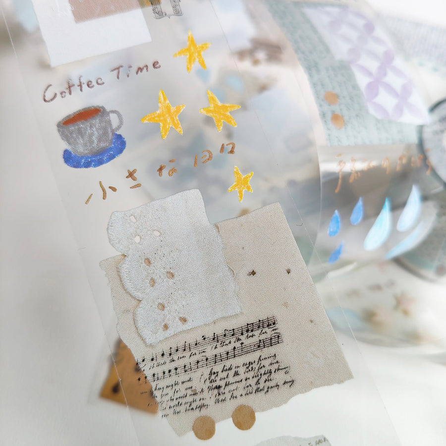 Asteroid B-610 star & tears 星與淚 Glossy Pet Tape