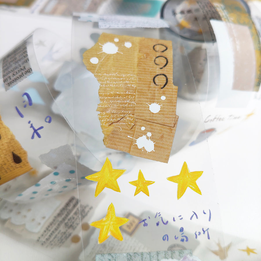 Asteroid B-610 star & tears 星與淚 Glossy Pet Tape