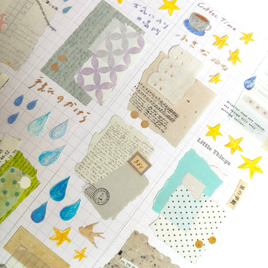 Asteroid B-610 star & tears 星與淚 Glossy Pet Tape