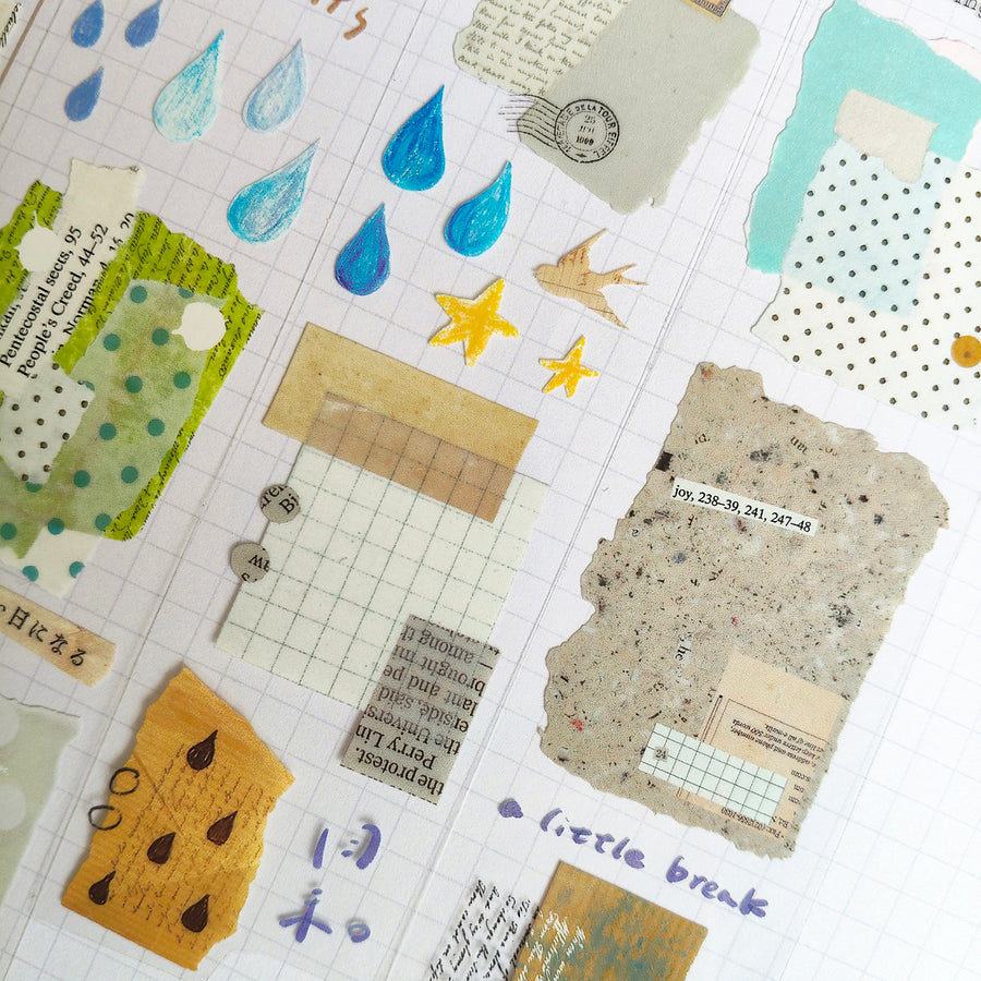 Asteroid B-610 star & tears 星與淚 Glossy Pet Tape