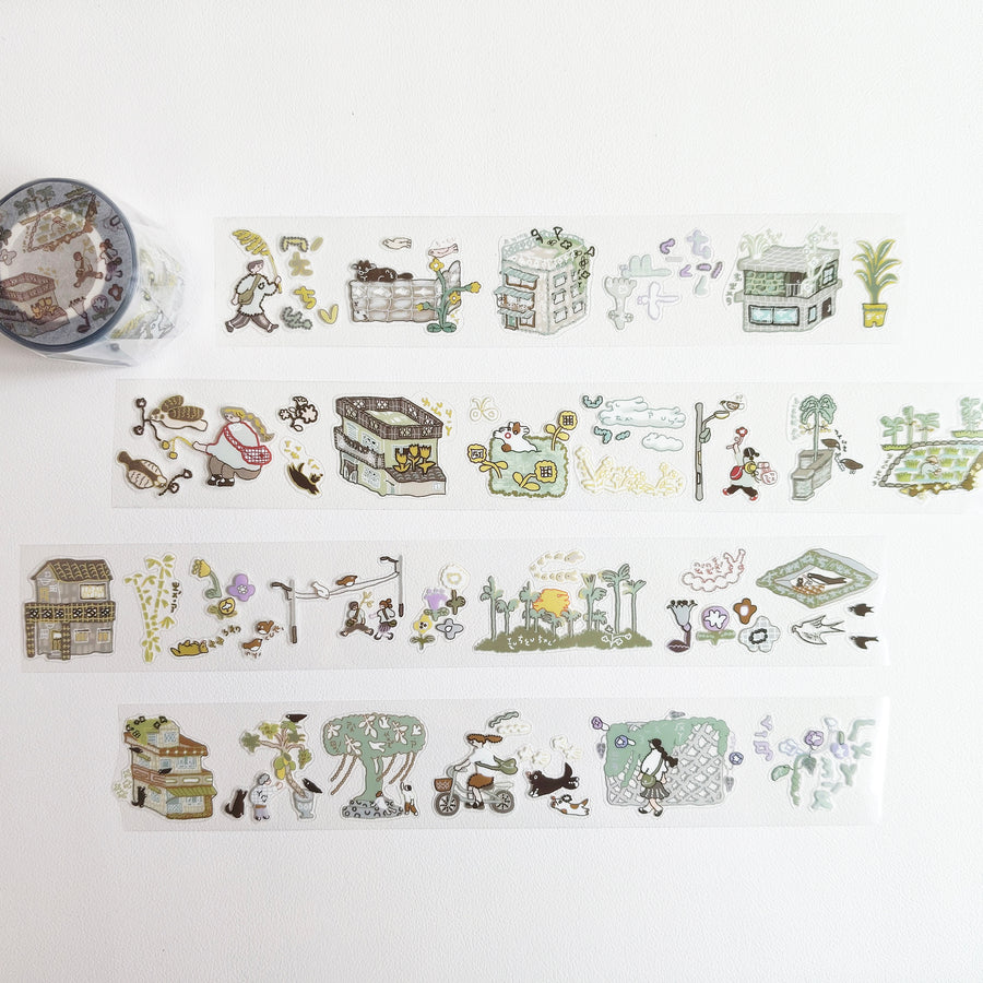 Misshoegg kiss cut pet tape - country road