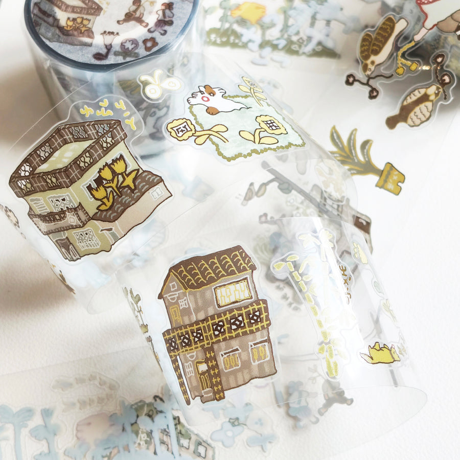 Misshoegg kiss cut pet tape - country road