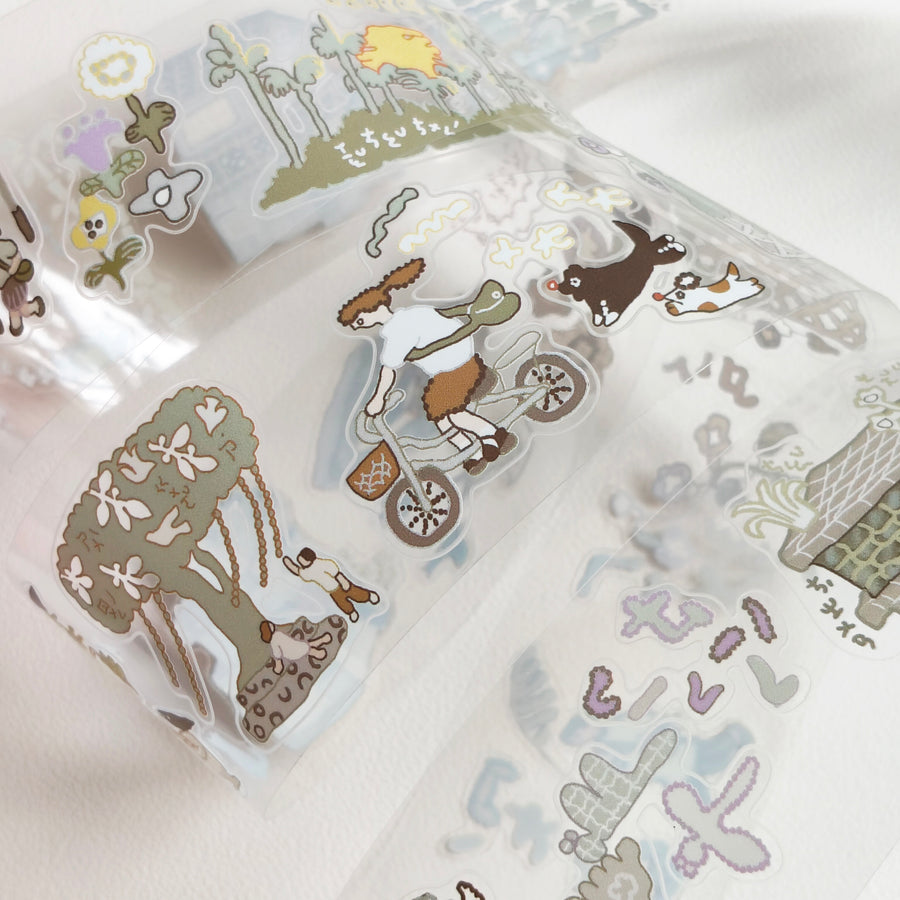 Misshoegg kiss cut pet tape - country road