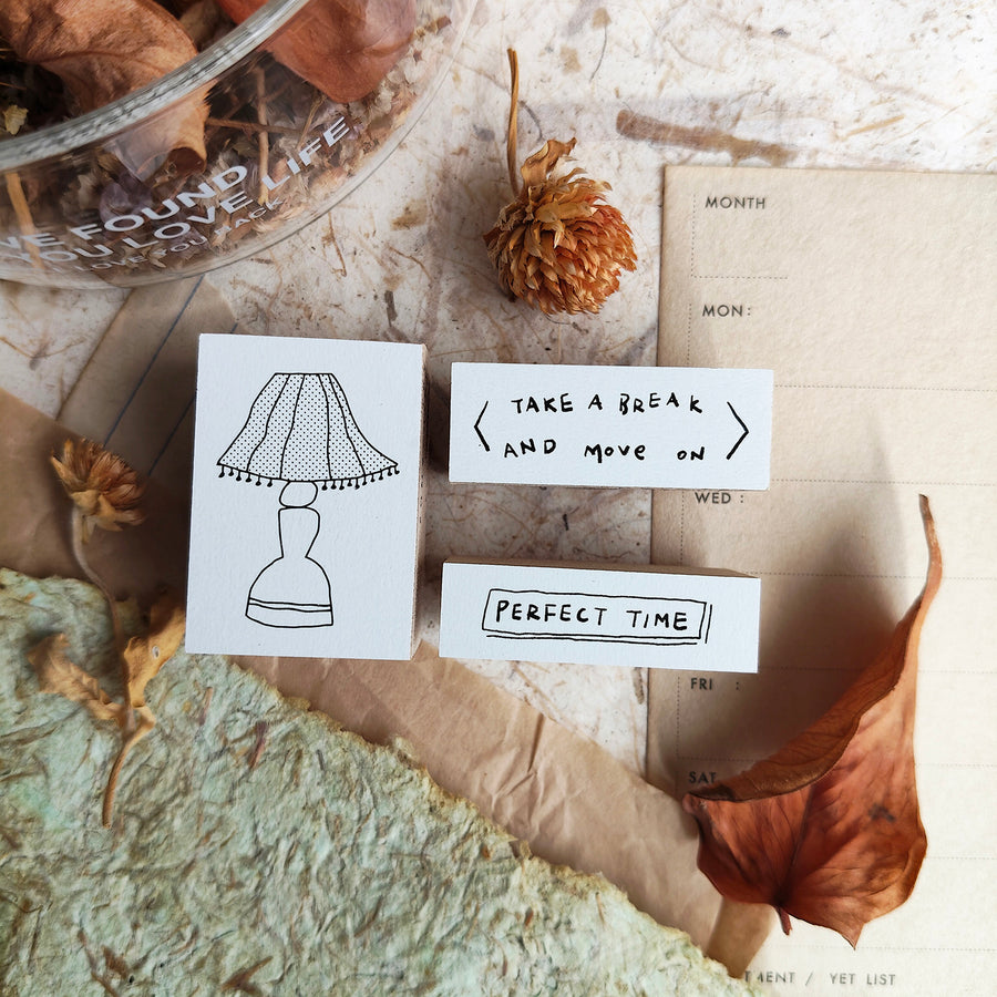 Sycolexxx Ugly Cats Rubble Stamp Set - Table Lamp (3 in 1 Set)