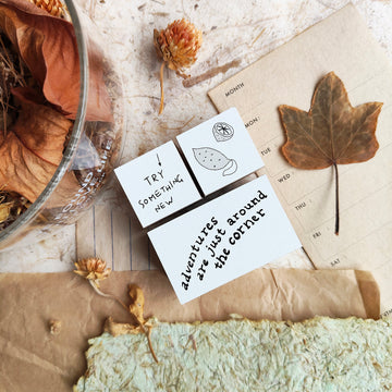 Sycolexxx Ugly Cats Rubble Stamp Set - Lemon (3 in 1 Set)