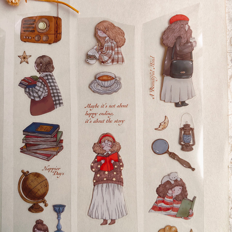 Shō Littlehappiness Kiss Cut PET Tape - A Vintage Dream