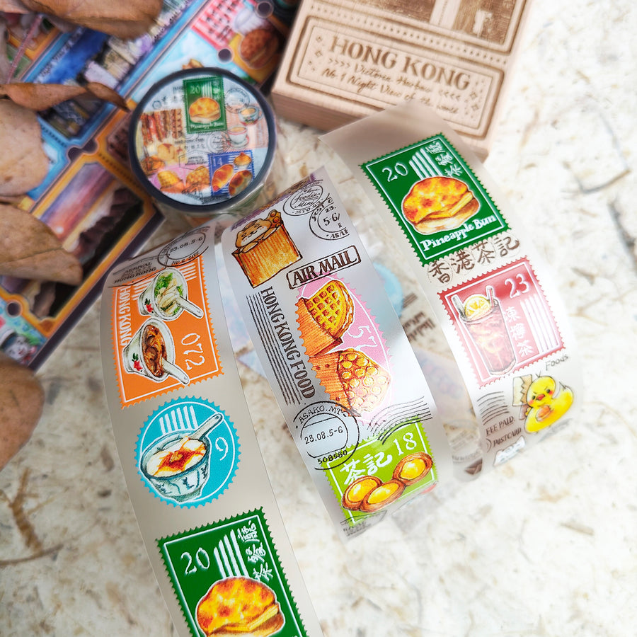 Asakodraws Hong Kong Food Stamp Pet tape