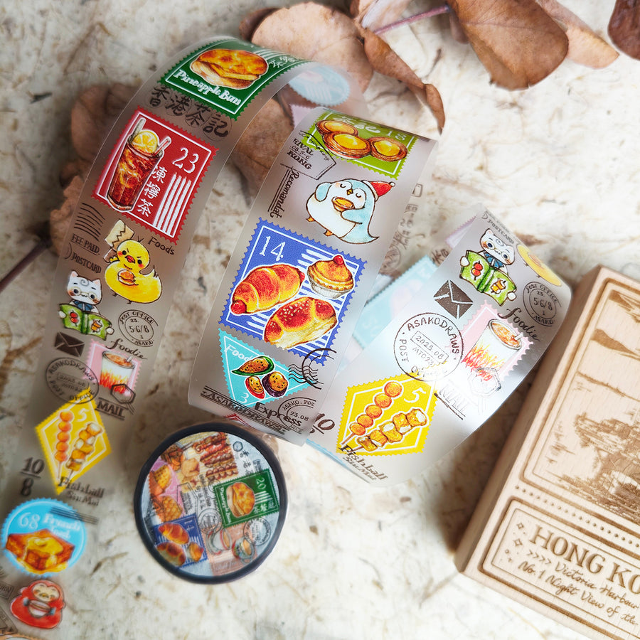 Asakodraws Hong Kong Food Stamp Pet tape