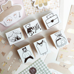Ranmyu rubber stamps - 2.5 x 3cm