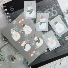 Shoichiro Tobimatsu Label Sticker (5 in 1) - Christmas