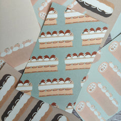 Shoichiro Tobimatsu 30 Pieces Notepaper - Japanese Shortcake