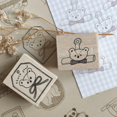 Shoichiro Tobimatsu Stamp - Little Bear Gift Tags